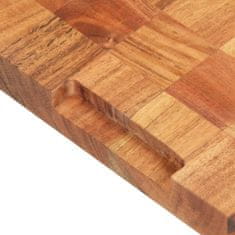 shumee Deska za rezanje 50x34x3,8 cm trden akacijev les
