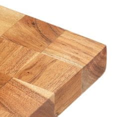 Vidaxl Deska za rezanje 60x40x3,8 cm trden akacijev les