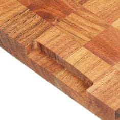 shumee Deska za rezanje 60x40x3,8 cm trden akacijev les