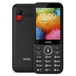 Wiko F200 telefon, črn (W-B2860)