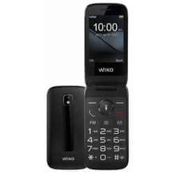 Wiko F300 telefon, črn (W-B2860)