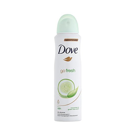 Dove Antiperspirant Spray Go Fresh z vonjem kumarice in zelenega čaja ( Cucumber & Green Tea Scent)