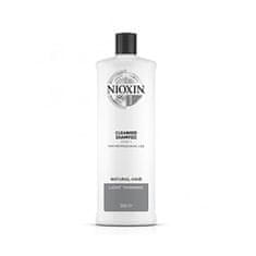 Nioxin Čiščenje šampon za fino naravnih las tanjšanje nekoliko System 1 (Shampoo Clean ser System 1 ) (Neto kolièina 300 ml)