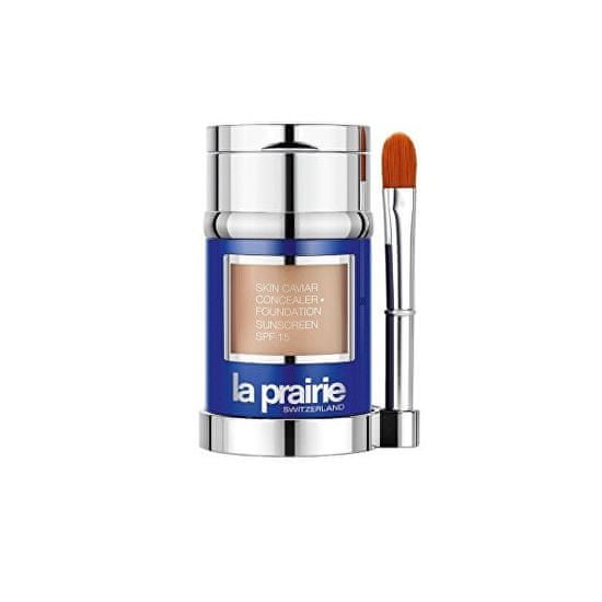 La Prairie Luksuzno tekoče ličilo s korektorjem SPF 15 (Skin Caviar Concealer Foundation) 30 ml + 2 g