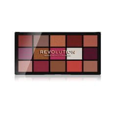 Makeup Revolution Ponovno naložena rdeča opozorila (Eye Shadow Palette) 15 x 1,1 g