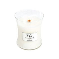 Woodwick Dišeča vaza za sveče Beli teak 275 g