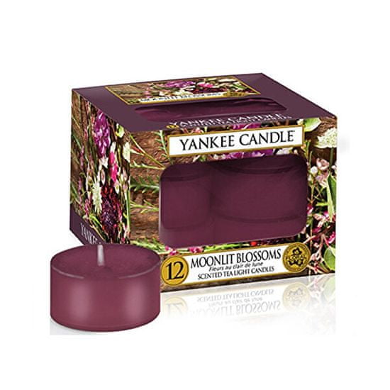 Yankee Candle Aromatične čajne sveče Moonlit Blossoms 12 x 9,8 g