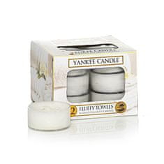 Yankee Candle Aromatične čajne svečke Puhaste brisače 12 x 9,8 g