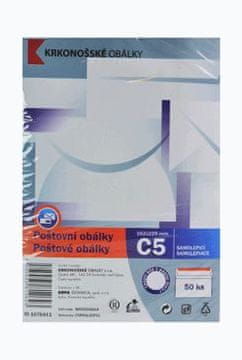 Bela samolepilna ovojnica C5 50 kosov 162x229mm
