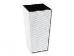 Lamela Pokrov za cvetlični lonec FINEZIA RATTAN plastika 19x19x36cm