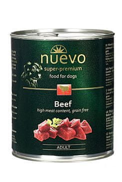 Nuevo Dog Adult Beef Cons. 800g
