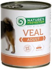 Nature's Protection Dog Cons. Telečje meso za odrasle 800 g