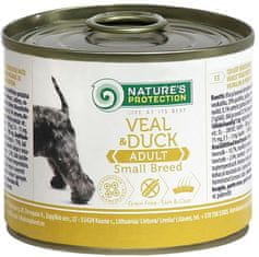 Nature's Protection Dog Cons. Mala telečja/pastija 200 g