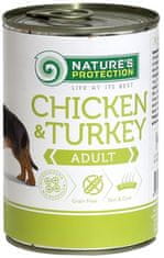 Nature's Protection Dog Cons. Odrasli piščanec/turčija 400 g