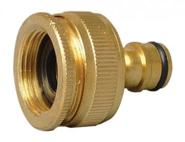 NOHEL GARDEN Adapter za pipo za vrtno cev, 3/4" in 1" medenina