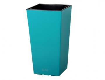 Prevleka za cvetlični lonec ELISE plastična mat 15x15x26cm
