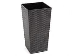 Lamela Pokrov za cvetlični lonec FINEZIA RATTAN plastika 19x19x36cm