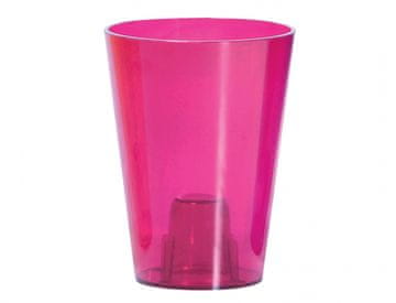 Prosperplast COUBI ORCHID plastični pokrov za cvetlične lončke d13x17cm, roza