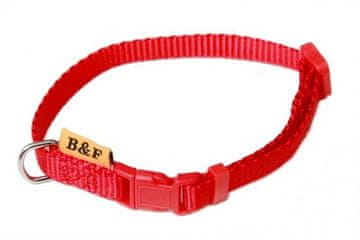 BAFPET Ovratnica BAF najlon rdeča 1x26-35cm