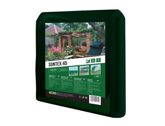 Senčilo PE SUNTEX 45% z mrežo zeleno 1x5m