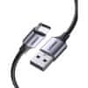 USB-A na USB-C kabel, 2 m, črn