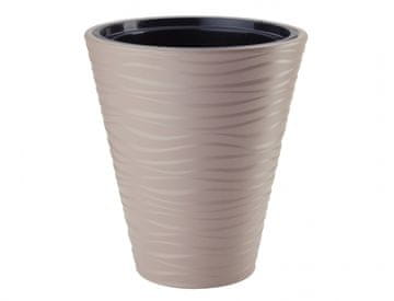 eoshop Pokrov za cvetlični lonec SAHARA plastika mat d30x34cm