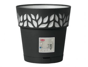 eoshop Pokrov za cvetlični lonec CLOE samozalivalna plastika d25x25cm