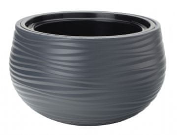 eoshop Pokrov za cvetlični lonec SAHARA ŽOGICA plastična d30x20cm