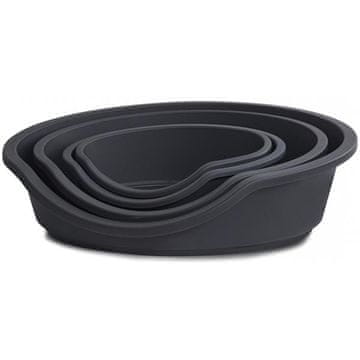 Duvo+ Ovalna ECO plastika 53x32x18cm črna +