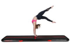 Gymstick Air Track blazina, gimnastična, črno-rdeča