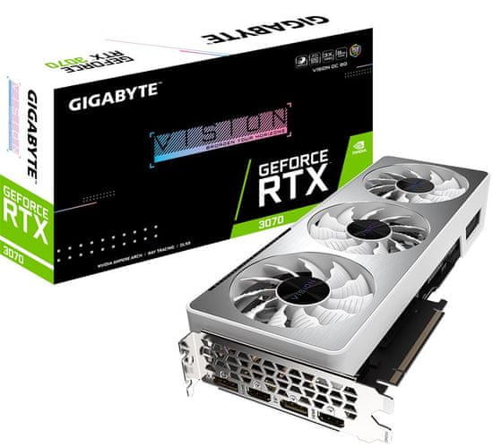 Gigabyte VISION OC GeForce RTX 3070 grafična kartica, 8 GB GDDR6
