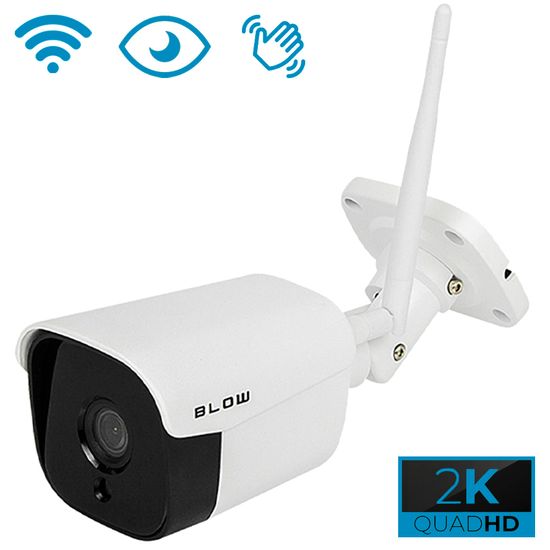 Blow H-345 IP kamera, zunanja, WiFi, 2K 2560x1440, 4MP, nočno snemanje, senzor gibanja, aplikacija