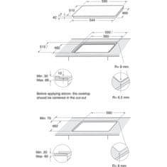 Whirlpool plinska kuhalna plošča GOWL 628/NB EE