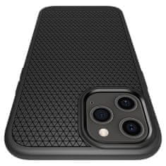 Spigen Liquid Air silikonski ovitek za iPhone 12 / 12 Pro, črna