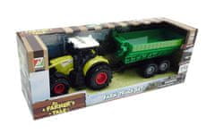 Unikatoy Farm traktor s prikolico, 35 cm (25422)