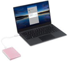 Seagate One Touch zunanji trdi disk, 2 TB, roza