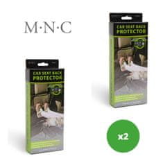 M.N.C. 2x PVC zaščita pred umazanijo za hrbtno stran sedeža prozorna