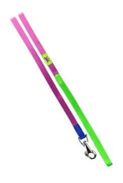 Ferplast Najlonski povodec CLUB G 10mmx120cm vijolično-zelena FP 1 kos