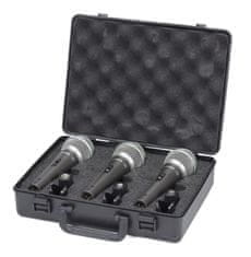 Samson Q6 3-Pack komplet treh mikrofonov v kovčku