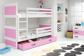 Furnitura Pograd RICO s predalom 200x90 + GRATIS ležišči - BELA