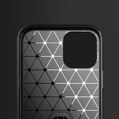 MG Carbon Case Flexible silikonski ovitek za iPhone 12 Pro Max, črna