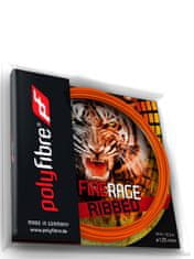 Polyfibre Fire Rage Ribbed struna za teniški lopar, 12 m, 1,25 mm, oranžna