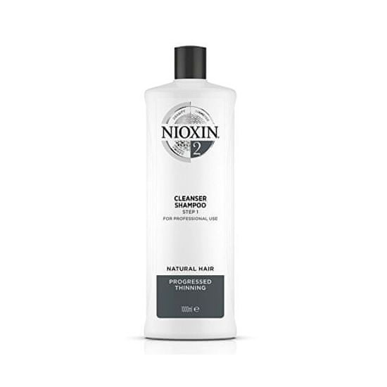 Nioxin Čiščenje šampon za fino naravnih las tanjšanje precej System 2 (Shampoo Clean ser System 2 )