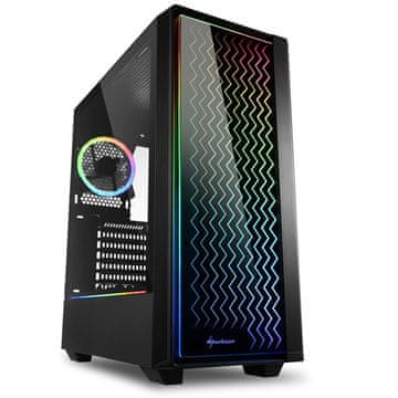 Sharkoon RGB LIT 200 ohišje, midi ATX