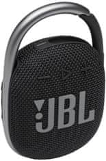 JBL Clip 4 prenosni zvočnik, črn