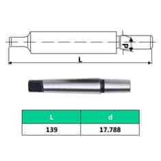 Vidaxl Vrtalna glava s hitrim snemanjem MT2-B18 16 mm razpon vpenjanja