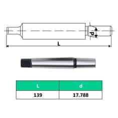 Greatstore Vrtalna glava s hitrim snemanjem MT3-B18 16 mm razpon vpenjanja