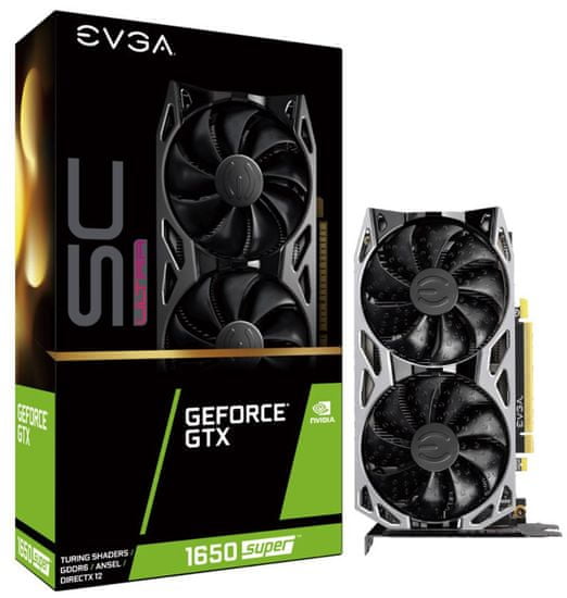 EVGA SC Ultra Gaming GeForce GTX 1650 SUPER grafična kartica, 4 GB GDDR6