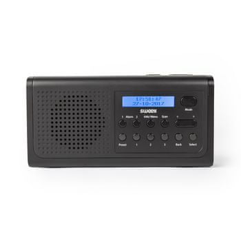 Sweex DAB+ radio, črn