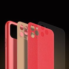 Dux Ducis Yolo usnje ovitek za iPhone 11 Pro Max, rdeča